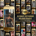 1560 Melanin Social Media Bundle + Editable Templates (with Resell Rights)