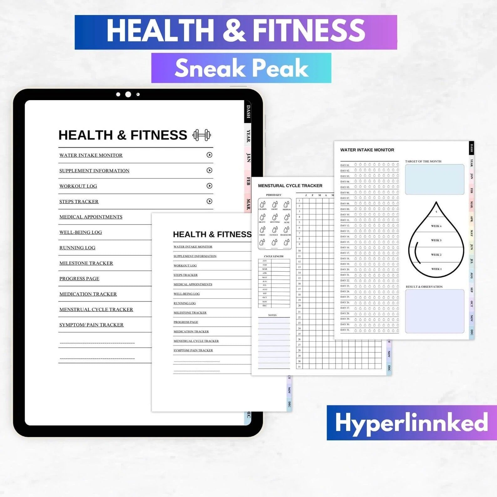 Non-Dated Editable Planners, 560 Pages Planners, 7000+ Stickers, 100+ Covers (Lifestyle, Productivity, Finance, Wellness, etc.) with Resell Rights