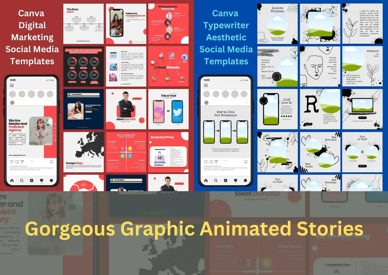 2250+ Editable Social Media Templates | Boost Engagement & Grow Your Brand for the Next 5+ Years