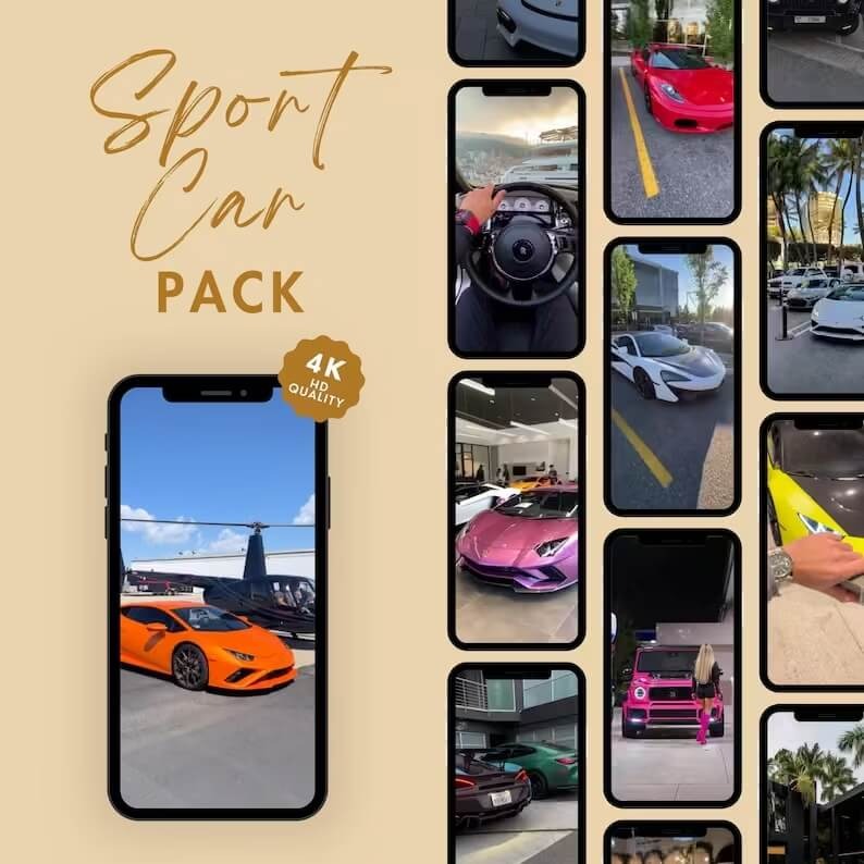 14,000 Viral Luxury Rich Lifestyle Content: Videos Reels, Cars, Yacht, Plane, Millionaire - TikTok, Instagram, YouTube Shorts - Instant Download (PLR/MRR)