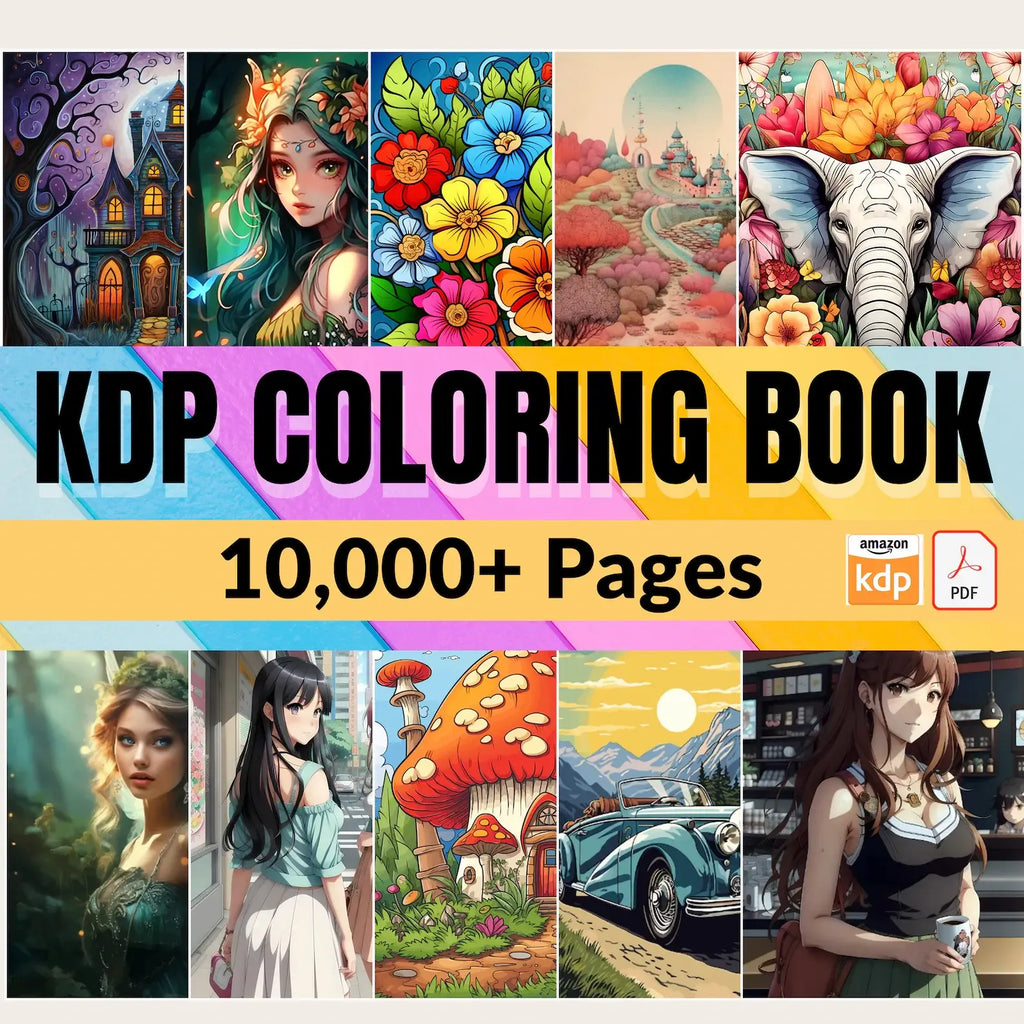 10000+ Pages PLR Coloring Books | With Resell Rights