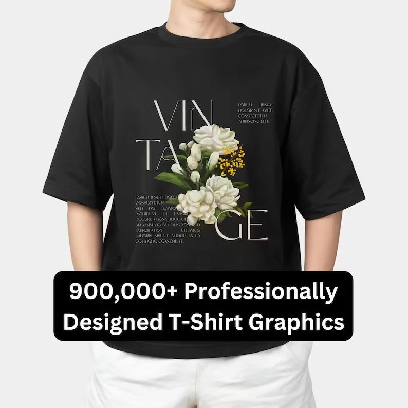 900,000 T-Shirt Designs (with Resell Rights!)