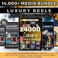 14,000 Viral Luxury Rich Lifestyle Content: Videos Reels, Cars, Yacht, Plane, Millionaire - TikTok, Instagram, YouTube Shorts - Instant Download (PLR/MRR)