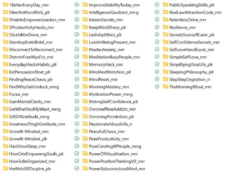 570+ Self-Help PLR eBooks| Huge PLR Bundle W/ Resell Rights.