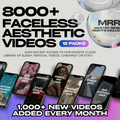 8,000 Faceless Video Library w/Resell Rights