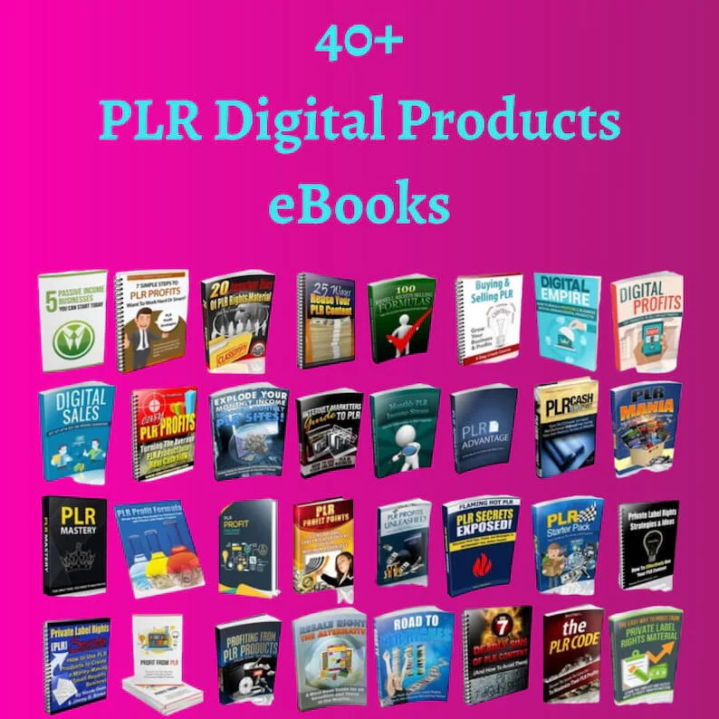 Learn How to Resell Digital Products Online with PLR & MRR | Reseller Super Pack | eBooks | Audio Courses