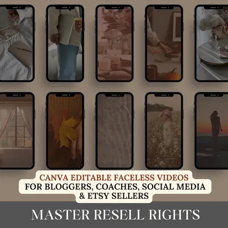 1200+ Faceless Marketing Videos | Resell Rights | Faceless Instagram Reels